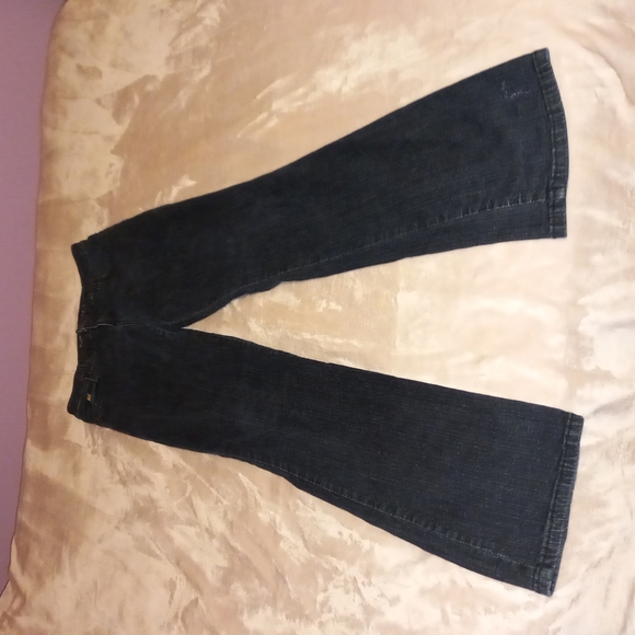 Second Yoga Jeans Denim - Second Yoga Jeans. Dark Blue. Mid-Rise & Straight Leg. Size 29